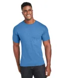 Hanes 42TB X-Temp Triblend T-Shirt with Fresh IQ o Bonnet Blue Heather