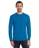 52 42L0 X-Temp Long Sleeve T-Shirt Neon Blue Heather