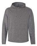 197 8435 Omega Stretch Terry Hooded Pullover Charcoal Triblend