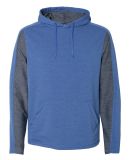 197 8435 Omega Stretch Terry Hooded Pullover Royal Triblend