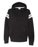 197 8847 Vintage Athletic Hooded Sweatshirt Black