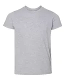 2201W Youth Fine Jersey T-Shirt HEATHER GREY