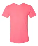 BB401W 50/50 T-Shirt NEON HTHR PINK