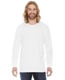 2007W Fine Jersey Long Sleeve T-Shirt in White