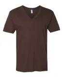 2456W Fine Jersey V-Neck T-Shirt BROWN