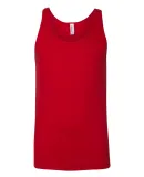 BB408W Poly/Cotton Tank RED