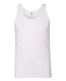 BB408W Poly/Cotton Tank WHITE