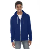 F497W Unisex Flex Fleece Zip Hoodie Lapis