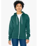 F497W Unisex Flex Fleece Zip Hoodie Meadow