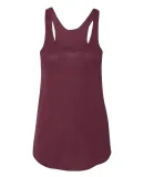 TR308W Women's Triblend Racerback Tank TRI CRANBERRY