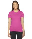 2102W Women's Fine Jersey T-Shirt in Fuchsia