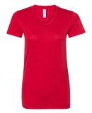 BB301W Ladies' Poly-Cotton Short-Sleeve Crewneck in Red