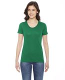 BB301W Ladies' Poly-Cotton Short-Sleeve Crewneck in Kelly green