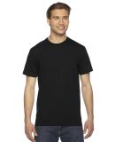 American Apparel 2001W Fine Jersey T-Shirt in Black