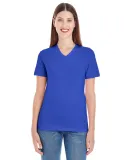 2356W Ladies' Fine Jersey Short Sleeve Classic V-N LAPIS