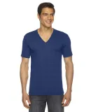 TR461W Unisex Triblend Short-Sleeve V-Neck TRI INDIGO