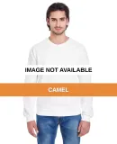 5454W Unisex California Fleece Raglan CAMEL