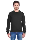 5454W Unisex California Fleece Raglan BLACK