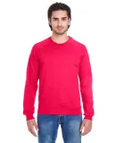 5454W Unisex California Fleece Raglan RED