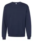 F496W Unisex Flex Fleece Drop Shoulder Pullover Cr NAVY