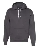 F498W Unisex Flex Fleece Drop Shoulder Pullover Ho DK HEATHER GREY