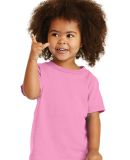 Port & Company CAR54T Toddler Core Cotton Tee in Candy pink