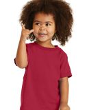 Port & Company CAR54T Toddler Core Cotton Tee in Red