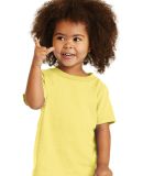 Port & Company CAR54T Toddler Core Cotton Tee in Yellow