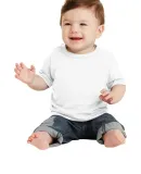 244 CAR54I Port & Company Infant Core Cotton Tee White