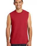 244 PC54SL Port & Company  Core Cotton Sleeveless  Red