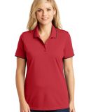 242 LK111 Port Authority Ladies Dry Zone UV Micro- in Rich red/dp bk