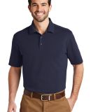 242 K164 Port Authority SuperPro Knit Polo in True navy