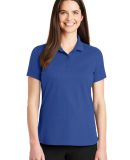242 LK164 Port Authority Ladies SuperPro Knit Polo in True blue