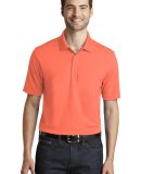 242 K110 Port Authority Dry Zone UV Micro-Mesh Pol in Coral splash