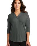 242 LK5433 Port Authority Ladies Concept 3/4-Sleev in Grey smoke