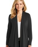 242 L5430 Port Authority Ladies Concept Knit Cardi in Black