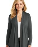 242 L5430 Port Authority Ladies Concept Knit Cardi in Grey smoke