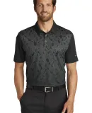 232 881658 Nike Golf Dri-FIT Mobility Camo Polo Black/Dark Gry