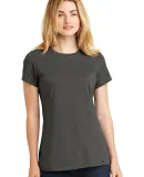 1001 LNEA100 New Era  Ladies Heritage Blend Crew T Graphite