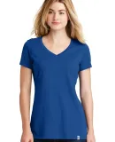 1001 LNEA101 New Era  Ladies Heritage Blend V-Neck Royal