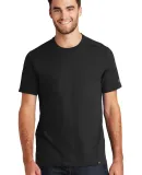 1001 NEA100 New Era  Heritage Blend Crew Tee Black