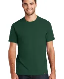 1001 NEA100 New Era  Heritage Blend Crew Tee Dark Green