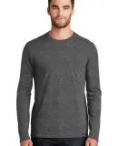 1001 NEA102 New Era  Heritage Blend Long Sleeve Cr Black Heather