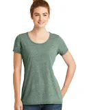 1001 LNEA130 New Era  Ladies Tri-Blend Performance in Dark green