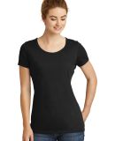 LNEA130 New Era  Ladies Tri-Blend Performance Scoo in Black solid