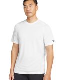 1001 NEA200 New Era  Series Performance Crew Tee in White solid