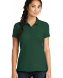 1001 LNEA300 New Era  Ladies Venue Home Plate Polo Dark Green