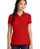 1001 LNEA300 New Era  Ladies Venue Home Plate Polo Scarlet