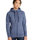 1001 LNEA502 New Era  Ladies French Terry Full-Zip Dark Royal Twi