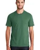 1001 NEA120 New Era  Sueded Cotton Crew Tee Dark Green Hth